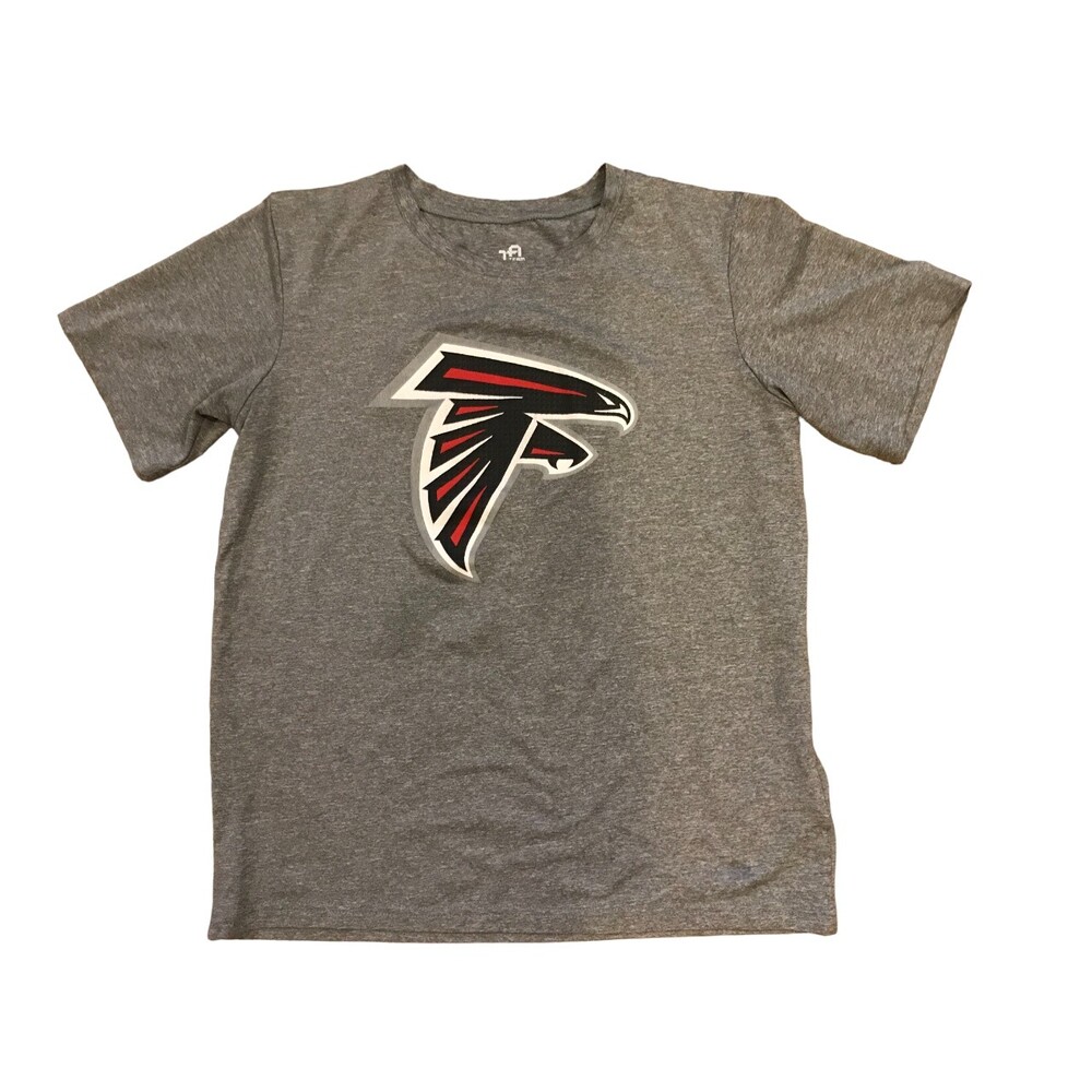 Boy's Large 14/16 Atlanta Falcons T-shirt Team Athletics Short Sleeve Crewneck